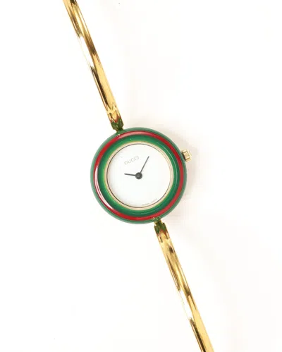 GUCCI GUCCI CHANGE BEZEL 26MM REF 11/12.2 WATCH