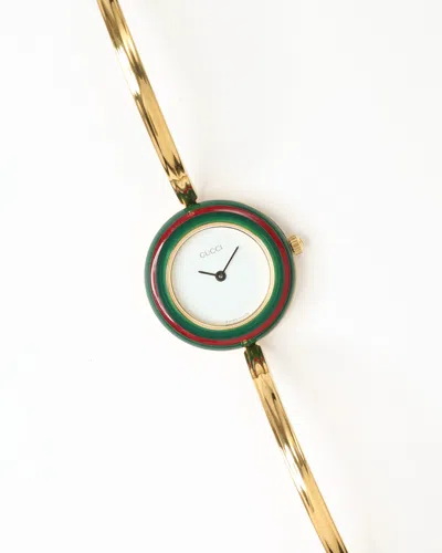 Gucci Change Bezel 26mm Ref 11/12.2 Watch In White