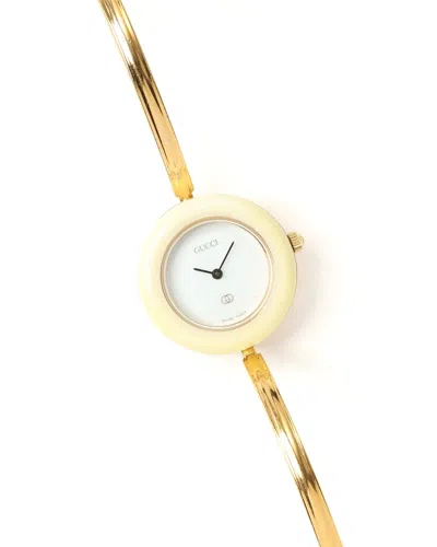 Gucci Change Bezel 26mm Watch In Gold
