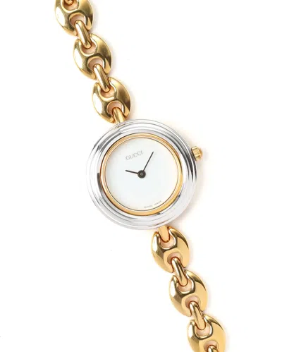 Gucci Change Bezel 26mm Watch In Gold