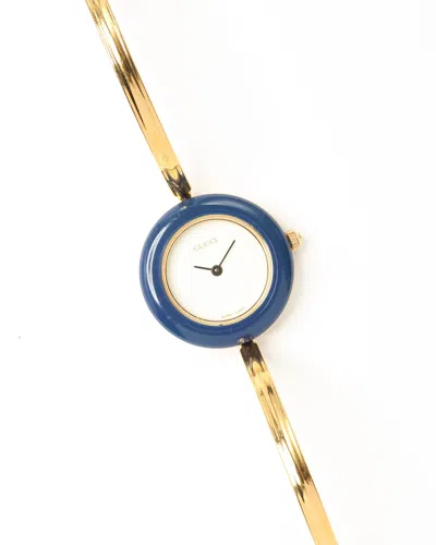 Gucci Change Bezel 26mm Watch In Gold