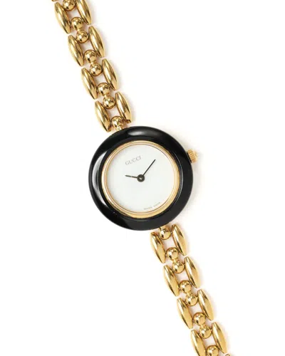 Gucci Change Bezel 26mm Watch In Gold