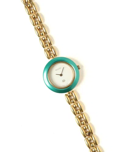 Gucci Change Bezel 26mm Watch In Gold