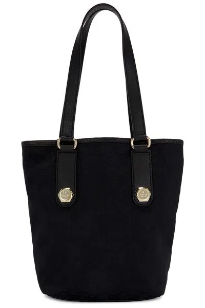 Pre-owned Gucci Charmy Tote Bag In Black