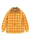 Gucci Check Coat In Multicolor
