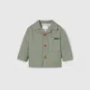 Gucci Check Cotton Jacket In Green