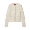 Gucci Checked Lamé Wool-blend Jacquard Blazer In Neutrals