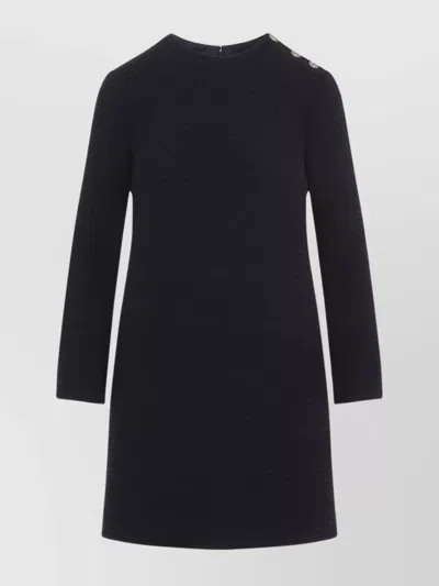 GUCCI CHECK TWEED DRESS BUTTONS