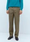 GUCCI CHECK WOOL TAILORED PANTS