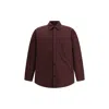 Gucci Men Checked Cotton Jacket In Brown