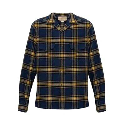Pre-owned Gucci Checked Shirt 'navy' | Blue | Men's Size 52