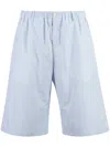 Gucci Checked Shorts In Blue