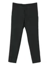 Gucci Straight Checked Trousers With Pockets And Loops In Black