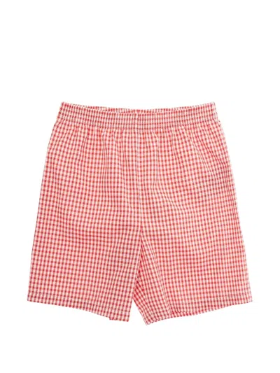 Gucci Babies' Check-pattern Skirt In Red