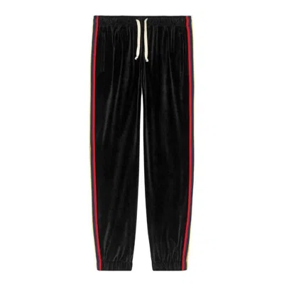 Gucci Chenille Jogging Pant With Patch 'black'