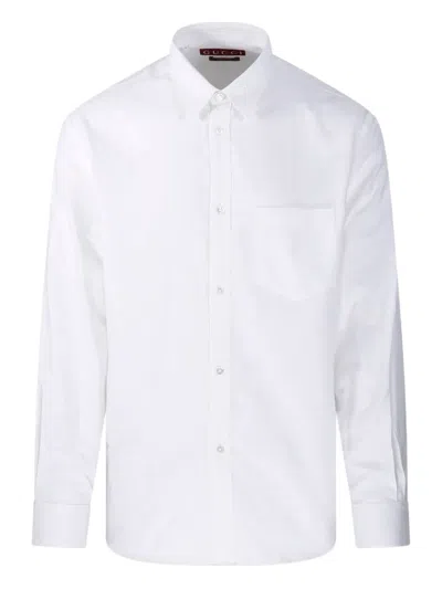GUCCI CHEST-POCKET LONG-SLEEVE SHIRT