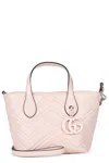 Gucci Chevron Mini Handbag With Elegant Lines In Pink