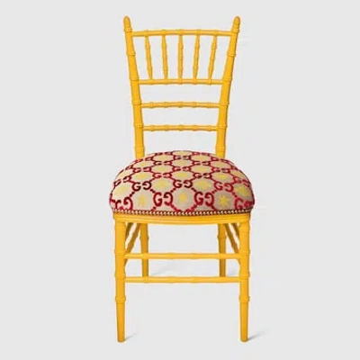 Gucci Chiavari Stuhl Mit Gg Jacquard In Undefined