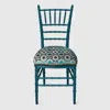 Gucci Chiavari Chair With Gg Jacquard In Undefined