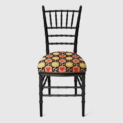 Gucci Chiavari Chair With Gg Jacquard In Undefined