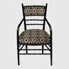 Gucci Chiavari Gg Bees Chair With Arm Rest In Black