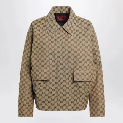 Gucci Chic Bomber Jacket In Brown