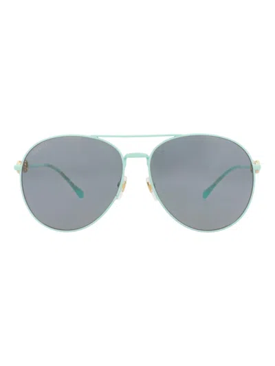 Gucci Chic Gg1698s Mini Sunglasses For Women In Green