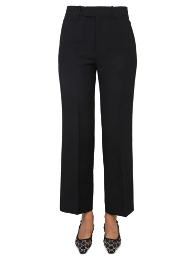 Gucci Chic High-waisted Trousers In Black