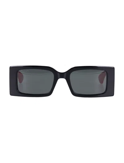 Gucci Rectangular Frame Sunglasses In Multi