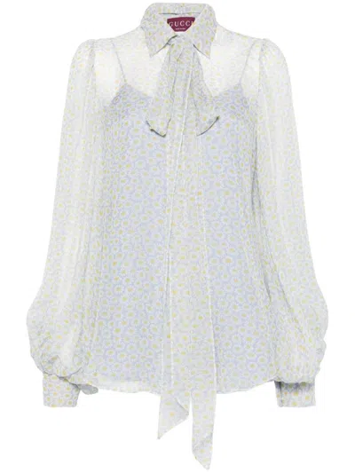 GUCCI GUCCI CHIFFON SILK SHIRT