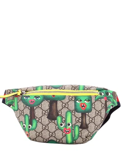 Gucci Children's Belt Bag Printed Gg Coated (authentic Pre-loved) In Multi