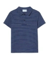 Gucci Children's Cotton Jersey Polo Shirt In Blue