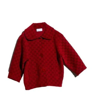 Gucci Children's Gg Neoprene Jacket In Red