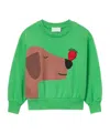 Gucci Printed Cotton Sweatshirt In Green