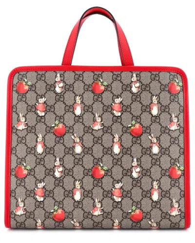 Gucci Children's Tote Printed Gg Coated Canvas With Leather Medium (authentic  Pre-loved) In Multi