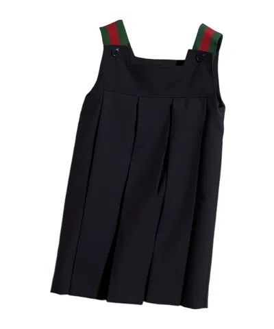 Gucci Children's Wool Dress In Black