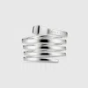 Gucci Chiodo Multi-row Ring In Metallic