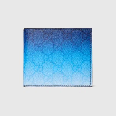 Gucci Chroma Bi-fold Wallet In Blue