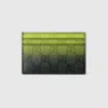 Gucci Chroma Card Case In Green