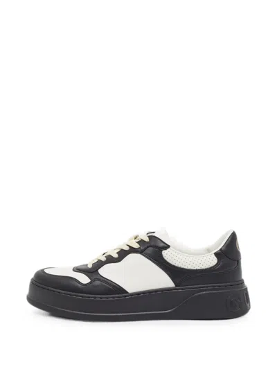 Pre-owned Gucci Chunky B Interlocking G Sneakers In Black