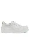 Gucci Chunky B Leather Sneakers In White