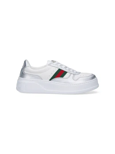 Gucci "chunky B" Sneakers In White
