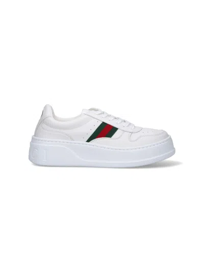Gucci "chunky B" Sneakers In White