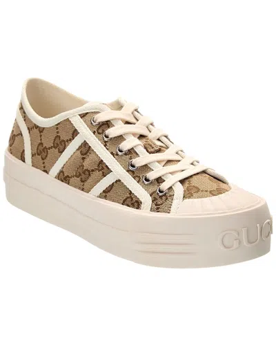 Gucci Chunky Gg Canvas Sneaker In Neutral