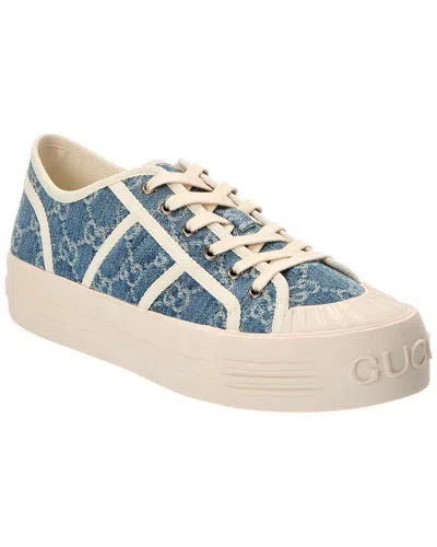 Gucci Chunky Gg Canvas Sneaker In Blue