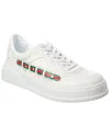 Gucci Demetra Sneakers With Oversize Rubber Sole In White