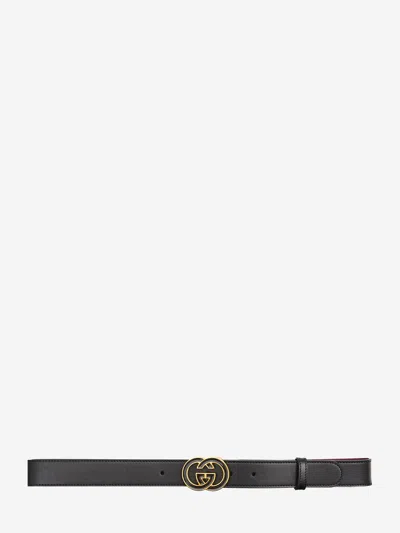 Gucci Doppia G Belt In Black