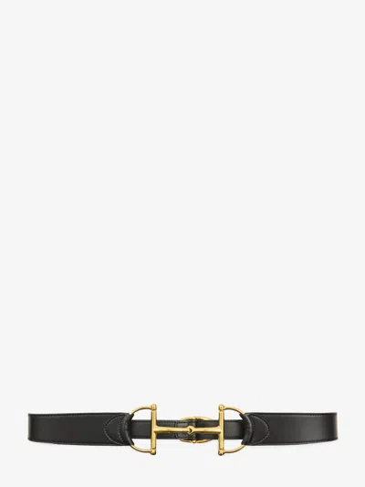 Gucci Horsebit Belt In Black