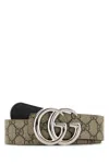 Gucci Cintura Gg Marmont Reversibile In Tessuto Gg Uomo In Multi