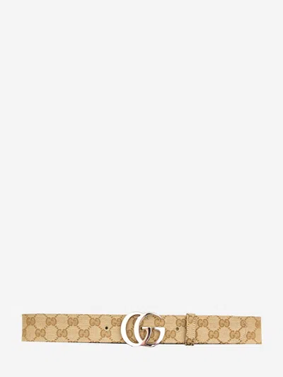 Gucci Gg Marmont Belt In White